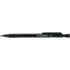 Portaminas Q-Connect trazo 0.5 mm negro con clip negro y 3 minas