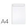 PORTANOTAS MAUL GO DIN A4 PLASTICO RECICLADO CON PINZA COLOR BLANCO