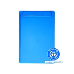 PORTANOTAS MAUL GO DIN A4 PLASTICO RECICLADO CON PINZA COLOR AZUL