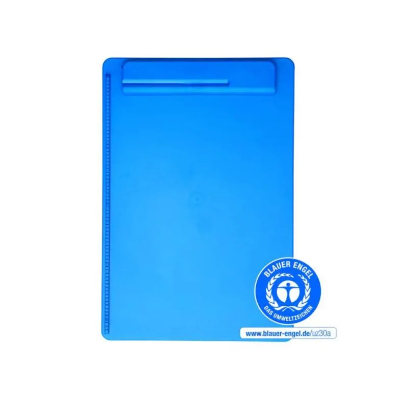 PORTANOTAS MAUL GO DIN A4 PLASTICO RECICLADO CON PINZA COLOR AZUL