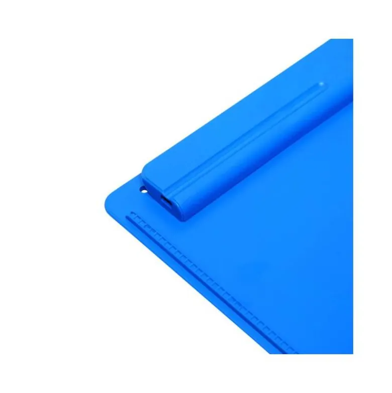 PORTANOTAS MAUL GO DIN A4 PLASTICO RECICLADO CON PINZA COLOR AZUL