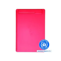 PORTANOTAS MAUL GO DIN A4 PLASTICO RECICLADO CON PINZA COLOR ROJO