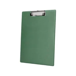 PORTANOTAS Q-CONNECT PLASTICO 50% RECICLADO DIN A4 VERDE OLIVA GROSOR 2,1MM