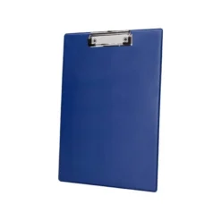 PORTANOTAS Q-CONNECT PLASTICO 50% RECICLADO DIN A4 AZUL GROSOR 2,1 MM