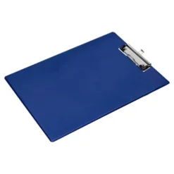 PORTANOTAS Q-CONNECT PLASTICO 50% RECICLADO DIN A4 AZUL GROSOR 2,1 MM