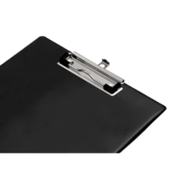 PORTANOTAS Q-CONNECT PLASTICO 50% RECICLADO DIN A4 NEGRO GROSOR 2,1 MM
