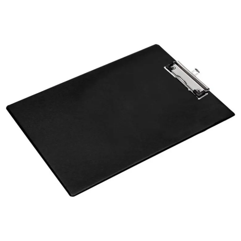 PORTANOTAS Q-CONNECT PLASTICO 50% RECICLADO DIN A4 NEGRO GROSOR 2,1 MM