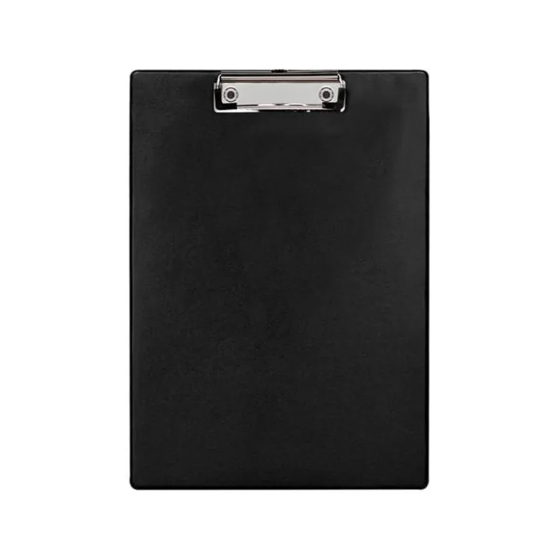 PORTANOTAS Q-CONNECT PLASTICO 50% RECICLADO DIN A4 NEGRO GROSOR 2,1 MM