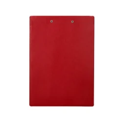 PORTANOTAS Q-CONNECT PLASTICO 50% RECICLADO DIN A4 ROJO GROSOR 2,1MM