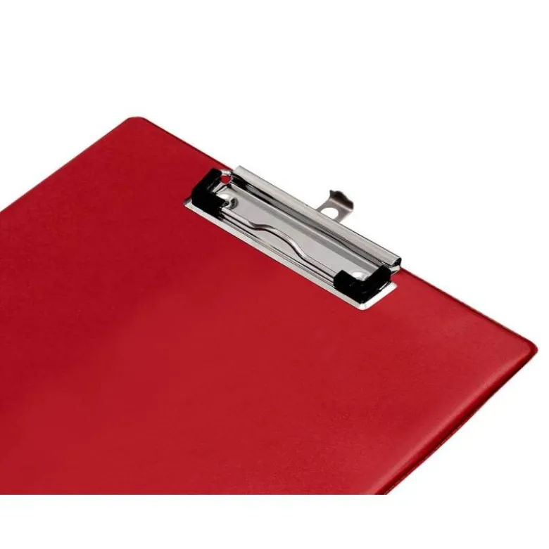 PORTANOTAS Q-CONNECT PLASTICO 50% RECICLADO DIN A4 ROJO GROSOR 2,1MM