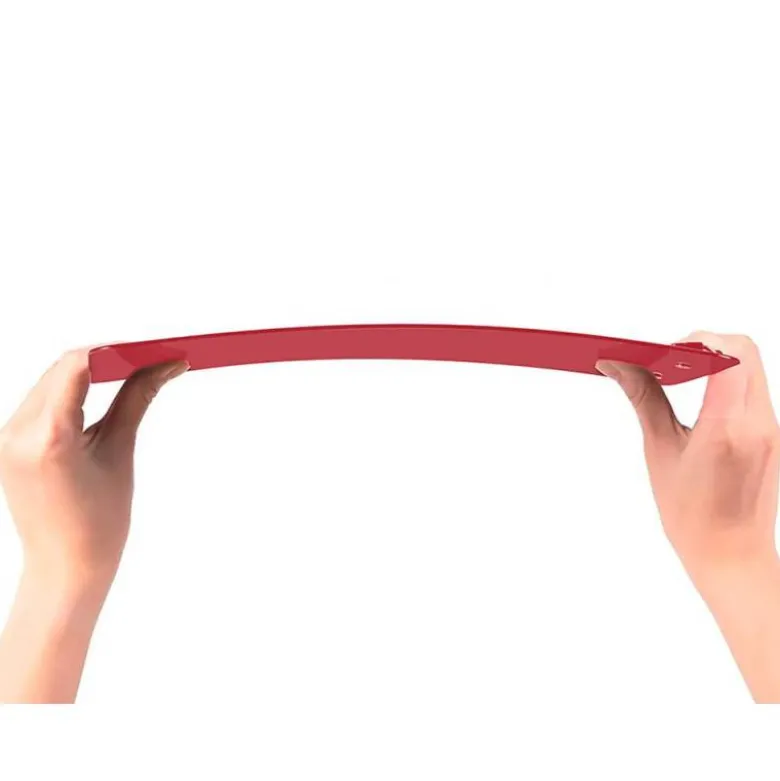 PORTANOTAS Q-CONNECT PLASTICO 50% RECICLADO DIN A4 ROJO GROSOR 2,1MM