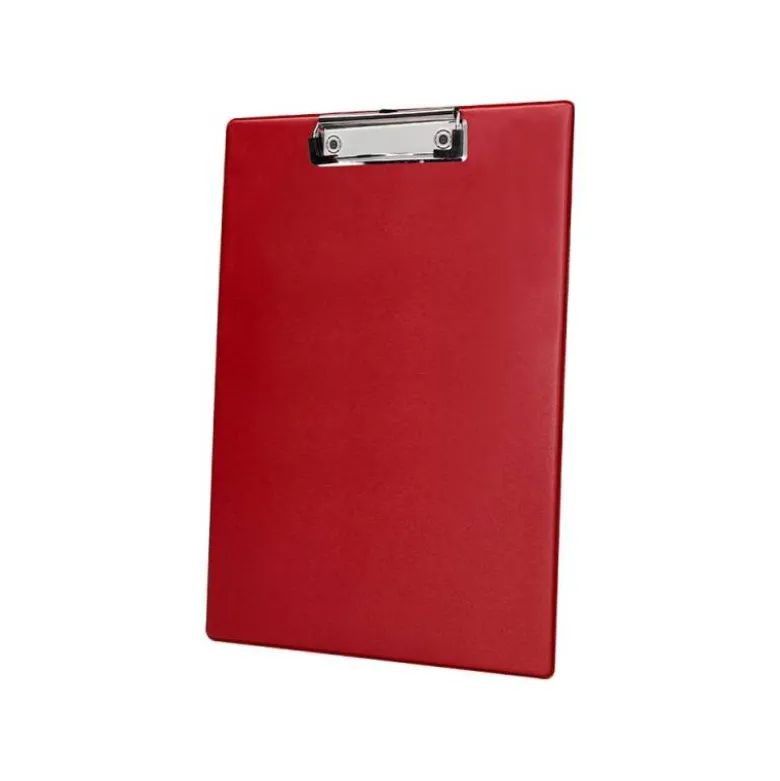 PORTANOTAS Q-CONNECT PLASTICO 50% RECICLADO DIN A4 ROJO GROSOR 2,1MM