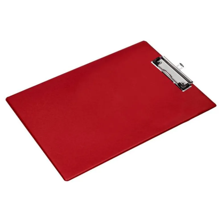PORTANOTAS Q-CONNECT PLASTICO 50% RECICLADO DIN A4 ROJO GROSOR 2,1MM