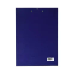 Portanotas plastico folio con pinza superior Pardo azul