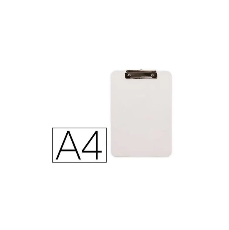 PORTANOTAS Q-CONNECT PLASTICO DIN A4 BLANCO 2,5MM
