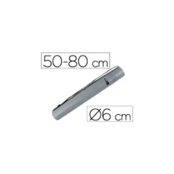 Portaplanos plastico extensible Liderpapel color gris