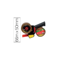 Portarrollo marca scotch para embalaje heavy duty bajo ruido con 2 rollos