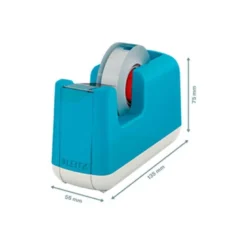 PORTARROLLO SOBREMESA LEITZ COSY PLASTICO PARA CINTAS 33 MT COLOR AZUL