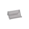Portatarjetas q-connect metalico plata 11x7,5x5 cm.