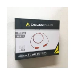 PROTECTOR AUDITIVO DELTA PLUS CONICO CON CORDON CAJA 200 PARES