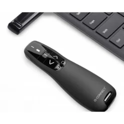 PUNTERO LASER Q-CONNECT PARA PRESENTACIONES 5 BOTONES ALCANCE 20 MT MICRO USB