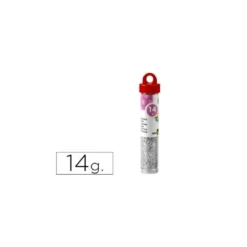 Purpurina Liderpapel color plata bote 14 gr