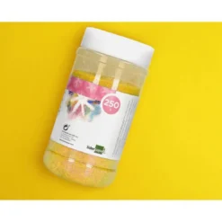 PURPURINA LIDERPAPEL FANTASIA COLOR METALICO AMARILLO PASTEL BOTE DE 250 GR