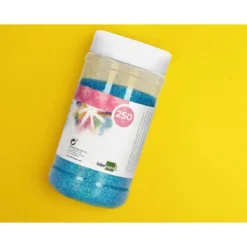 PURPURINA LIDERPAPEL FANTASIA COLOR METALICO AZUL PASTEL BOTE DE 250 GR