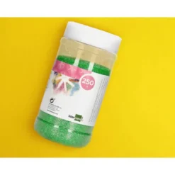 PURPURINA LIDERPAPEL FANTASIA COLOR METALICO VERDE PASTEL BOTE DE 250 GR