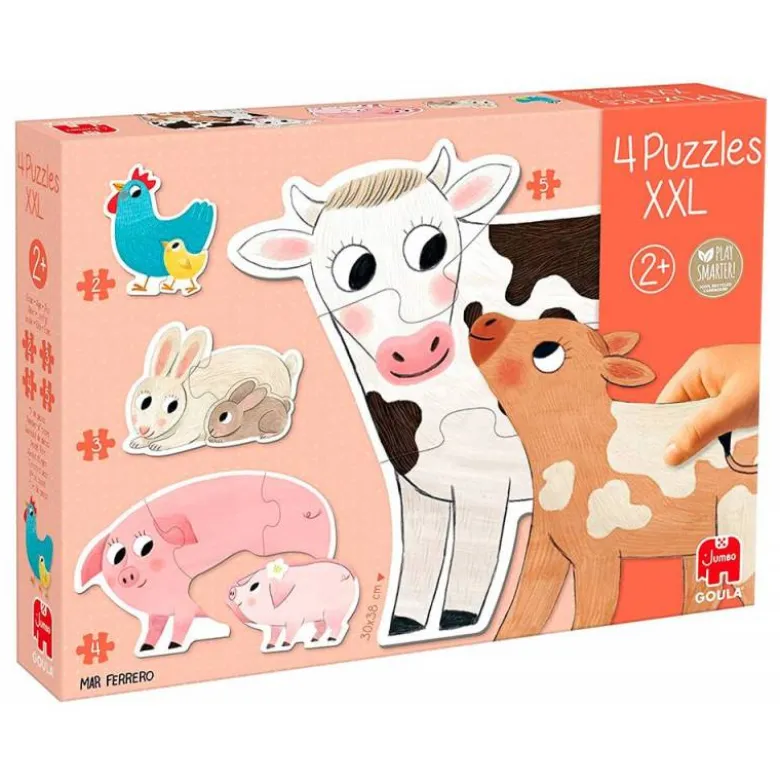 PUZLE GOULA XXL MAMAS Y BEBES 18 PIEZAS +2 AÑOS