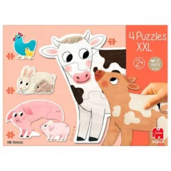 PUZLE GOULA XXL MAMAS Y BEBES 18 PIEZAS +2 AÑOS