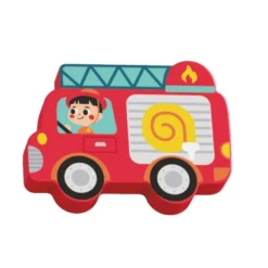 PUZLE INFANTIL IMAGINOVO MADERA 3D VEHICULOS +12 MESES 8 PIEZAS 29,5X22X1,7CM