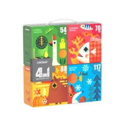 PUZLE MIDEER 4 EN 1 ESTACIONES 54/70/88/117 PIEZAS