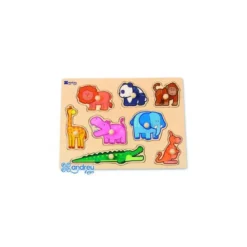 Puzzle Animales de la selva 8 piezas a partir de 18 meses Andreutoys