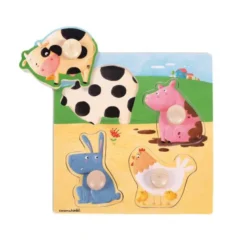 Puzzle a partir de 1 año Animales de la Granja Goula