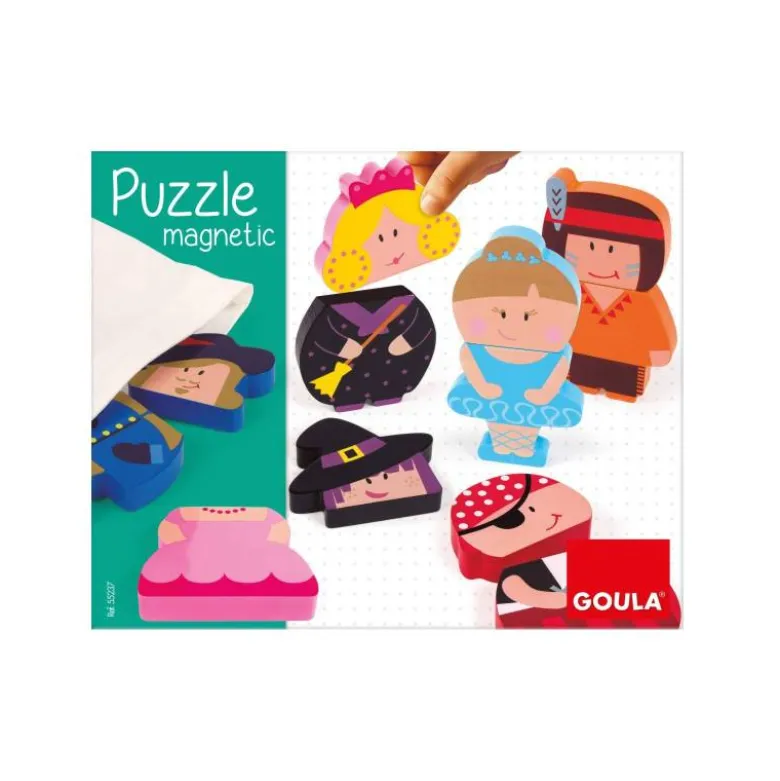Puzzle a partir de 1 año Personajes magnéticos Goula
