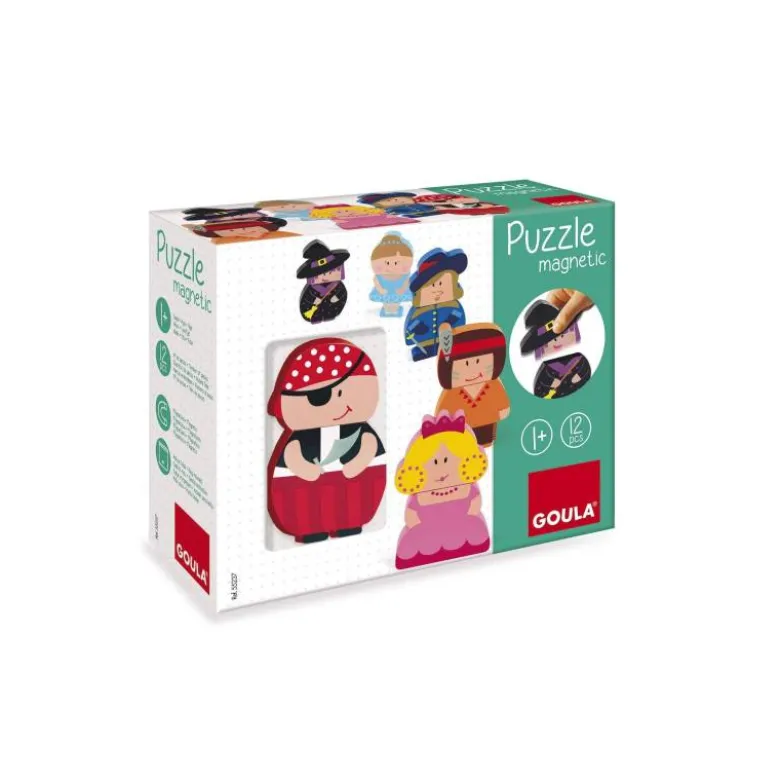 Puzzle a partir de 1 año Personajes magnéticos Goula