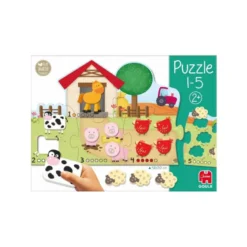 Puzzle a partir de 2 años Animales 1-5 Goula