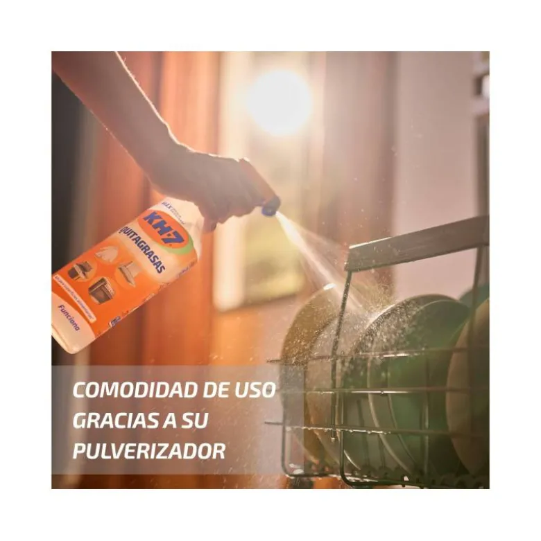 Quitagrasa KH-7 con pistola pulverizadora botella de 750 ml