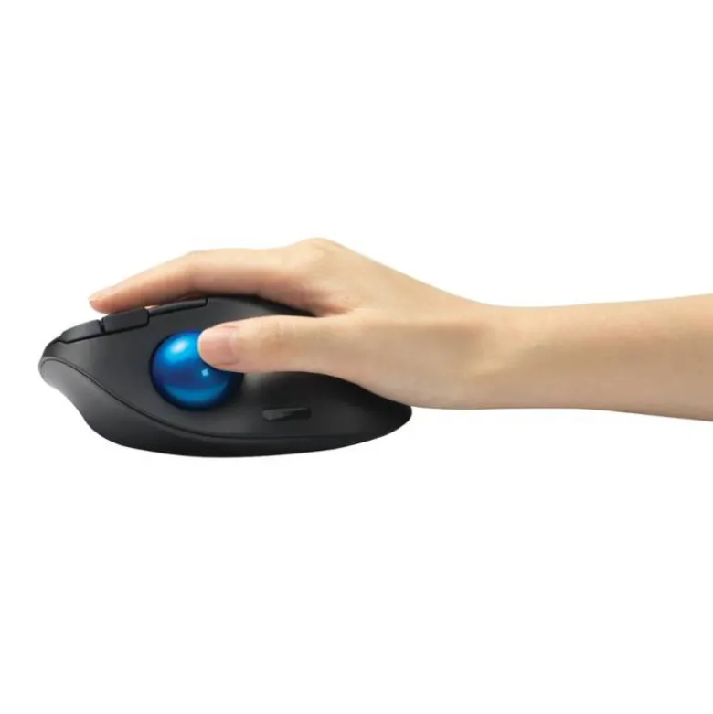 RATON KENSINGTON OPTICO TRACKBALL TB450 PRO FIT ERGO 1600 DPI INALAMBRICO COLOR NEGRO/AZUL