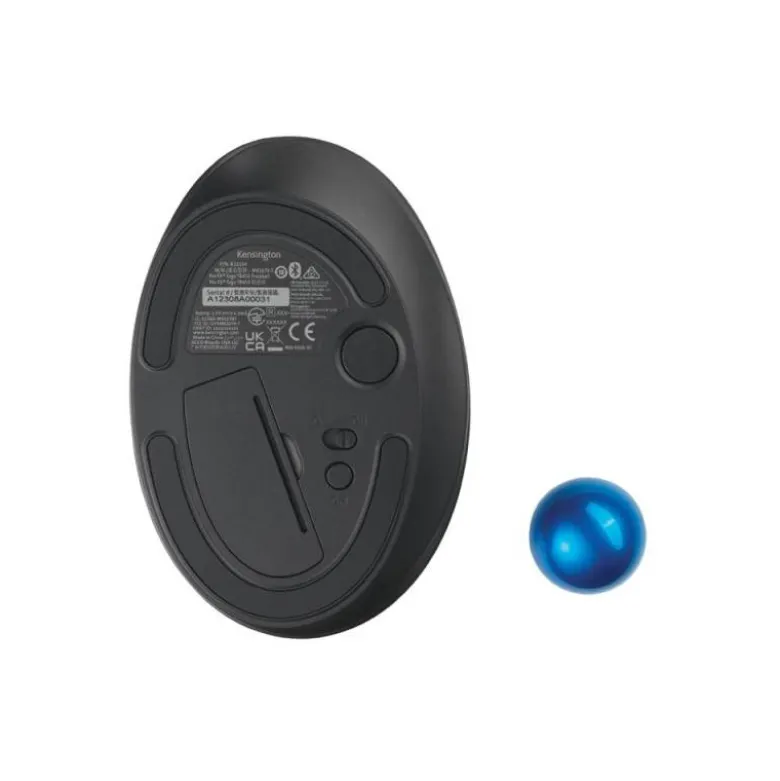 RATON KENSINGTON OPTICO TRACKBALL TB450 PRO FIT ERGO 1600 DPI INALAMBRICO COLOR NEGRO/AZUL