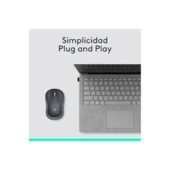 Raton Logitech M185 Nano Inalambrico color Gris