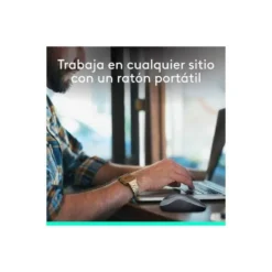 Raton Logitech M185 Nano Inalambrico color Gris