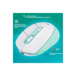 RATON NGS SMOG OPTICO 1000/1600/2400 DPI INALAMBRICO 3 BOTONES RECEPTOR USB 2,4 GHZ LUCES