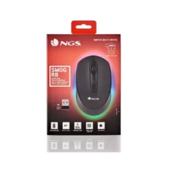RATON NGS SMOG OPTICO 1000/1600/2400 DPI INALAMBRICO 3 BOTONES RECEPTOR USB 2,4 GHZ 15 MODOS
