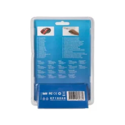 RATON Q-CONNECT OPTICO INALAMBRICO 1000 DPI RECEPTOR USB 2,4 GHZ ROJO