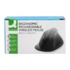 RATON Q-CONNECT OPTICO INALAMBRICO ERGONOMICO VERTICAL DPI 800/1200/1600 BATERIA RECARGABLE NEGRO