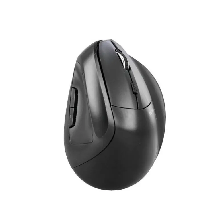 RATON Q-CONNECT OPTICO INALAMBRICO ERGONOMICO VERTICAL DPI 800/1200/1600 BATERIA RECARGABLE NEGRO