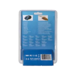 RATON Q-CONNECT OPTICO INALAMBRICO 1000 DPI RECEPTOR USB 2,4 GHZ AZUL