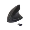 RATON Q-CONNECT OPTICO INALAMBRICO ERGONOMICO VERTICAL COLOR NEGRO